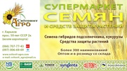 Супермаркет семян и СЗР. Гибриды подсолнечника,  кукурузы.