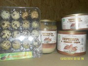 перепелиные яйца, консервы, мясо перепела