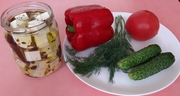 Фета – домашний сыр в оливковом масле.