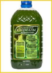 Хлорелла суспензия (Chlorella-Vulgaris) - живой штамм хлореллы.